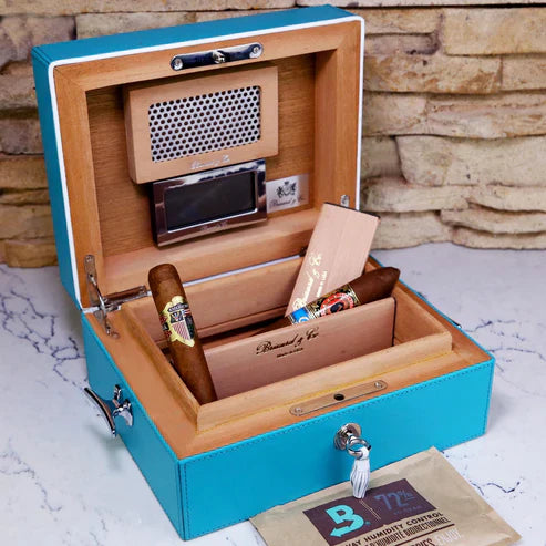Brizard & Co – “Airflow” Cigar Humidor – Positano Collection (13/15 Count)