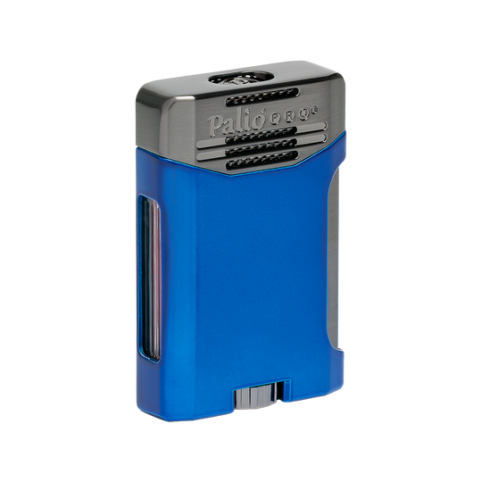 Palio Antares Side Squeeze Double-Jet lighter in Blue - view 3