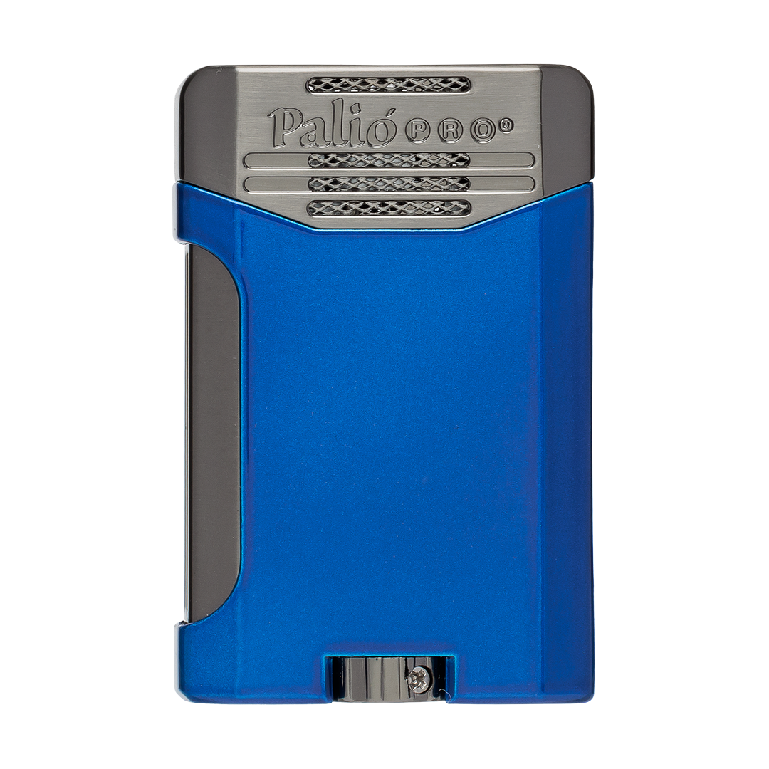 Palio Antares Side Squeeze Double-Jet lighter in Blue - view 4