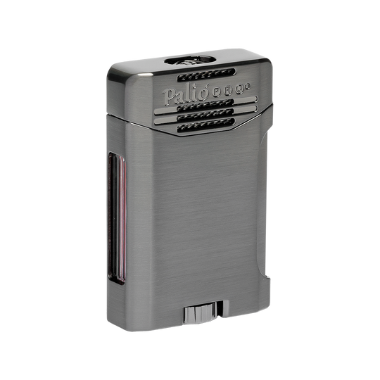 Palio Antares Side Squeeze Double-Jet lighter in Gunmetal - view 2