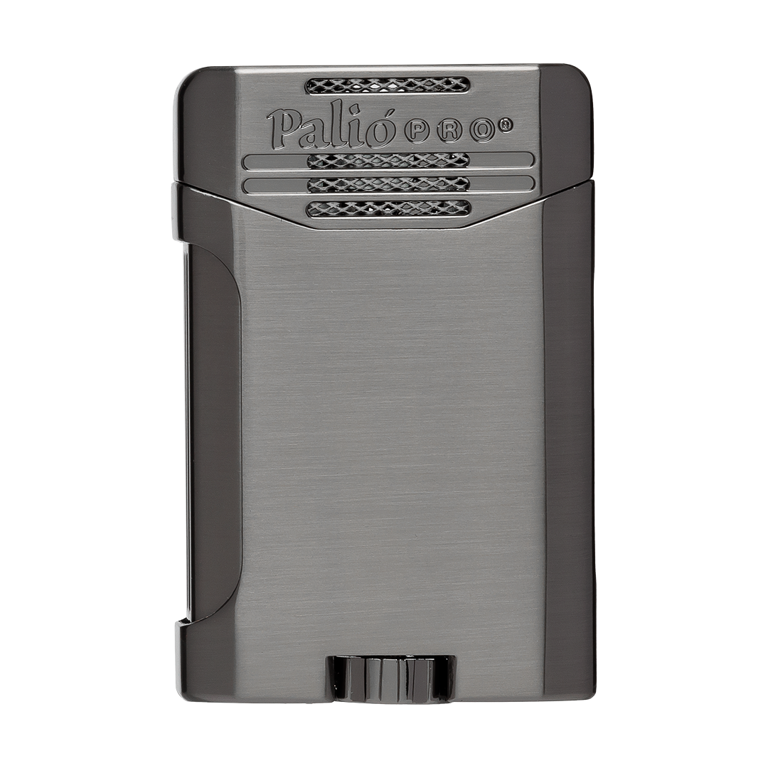 Palio Antares Side Squeeze Double-Jet lighter in Gunmetal - view 3