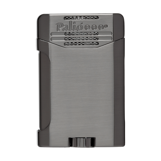 Palio Antares Side Squeeze Double-Jet lighter in Gunmetal - view 3