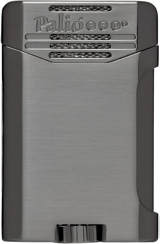 Palio Antares Side Squeeze Double-Jet lighter in Gunmetal - view 5