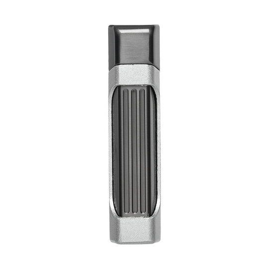 Palio Antares Side Squeeze Double-Jet lighter in Silver - view 2