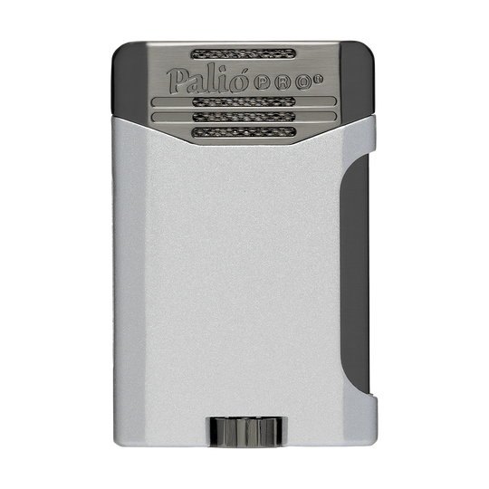Palio Antares Side Squeeze Double-Jet lighter in Silver - view 3