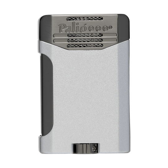 Palio Antares Side Squeeze Double-Jet lighter in Silver - view 4