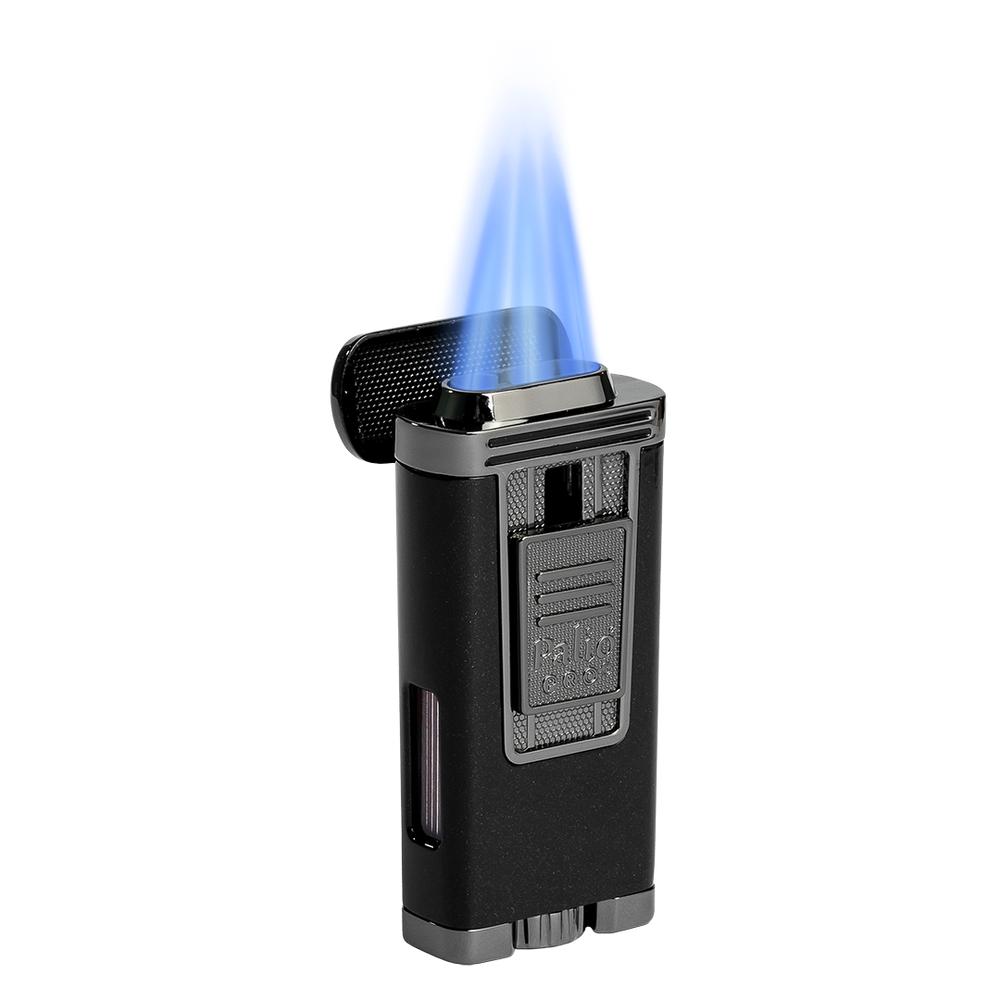 Palio Polaris Triple-Jet Lighter in Black - view 2