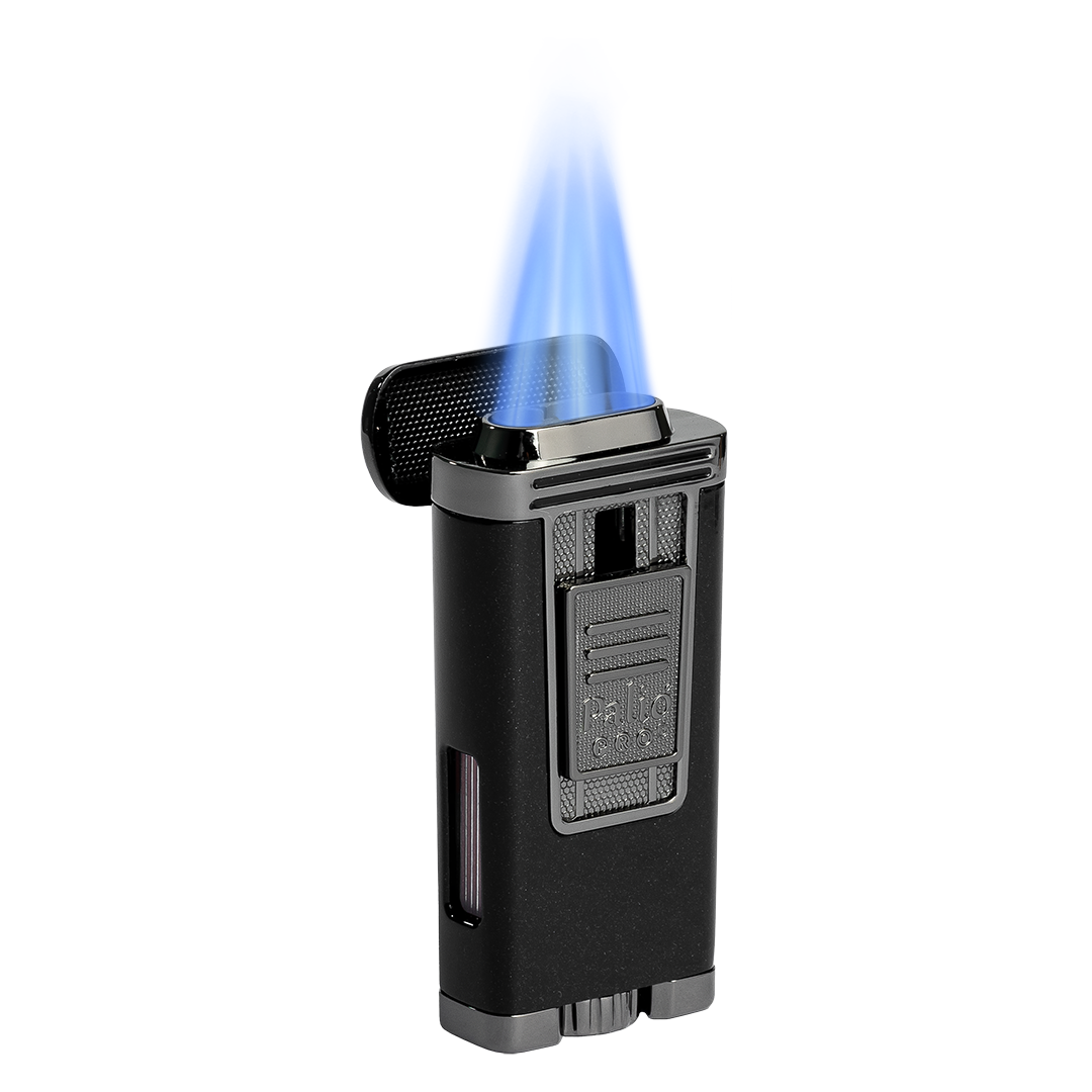 Palio Polaris Triple-Jet Lighter in Black - view 2