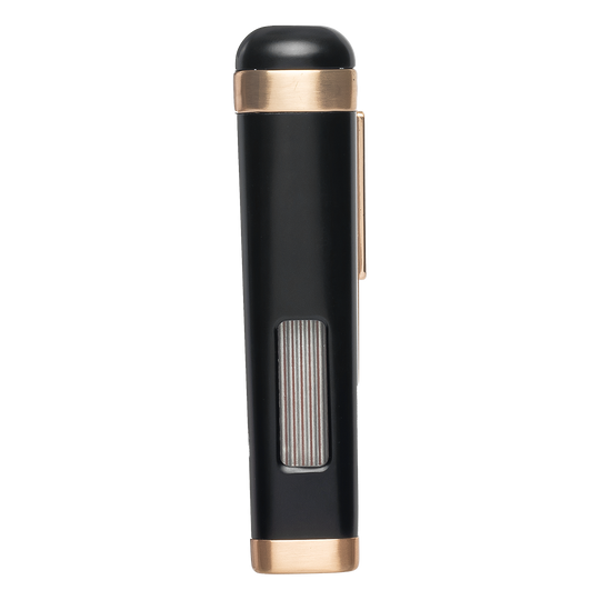 Palio Polaris Triple-Jet Lighter in Black & Rose Gold - view 3