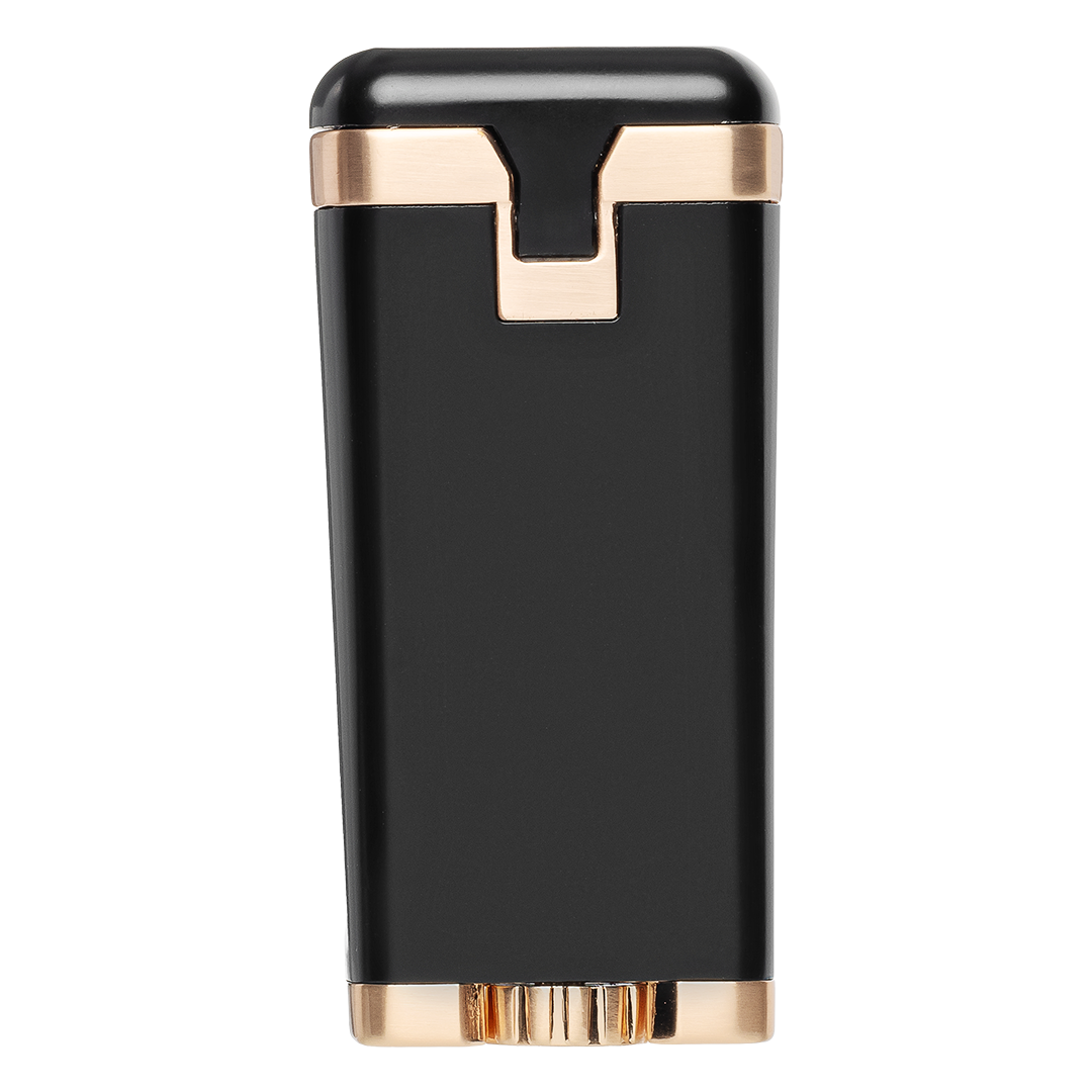 Palio Polaris Triple-Jet Lighter in Black & Rose Gold - view 4