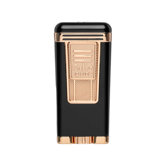 Palio Polaris Triple-Jet Lighter in Black & Rose Gold - view 5
