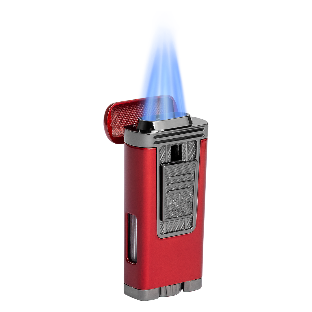 Palio Polaris Triple-Jet Lighter in Red - view 4
