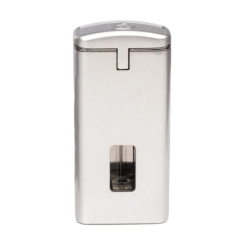 Palio Pro Trevi triple-flame lighter with 60RG vcutter, silver - view 2