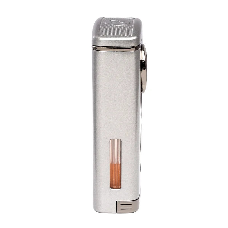 Palio Pro Trevi triple-flame lighter with 60RG vcutter, silver - view 3