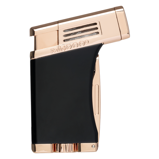 Palio Scorpius Angled Single-Jet Flame Lighter in Black & Rose Gold - view 3