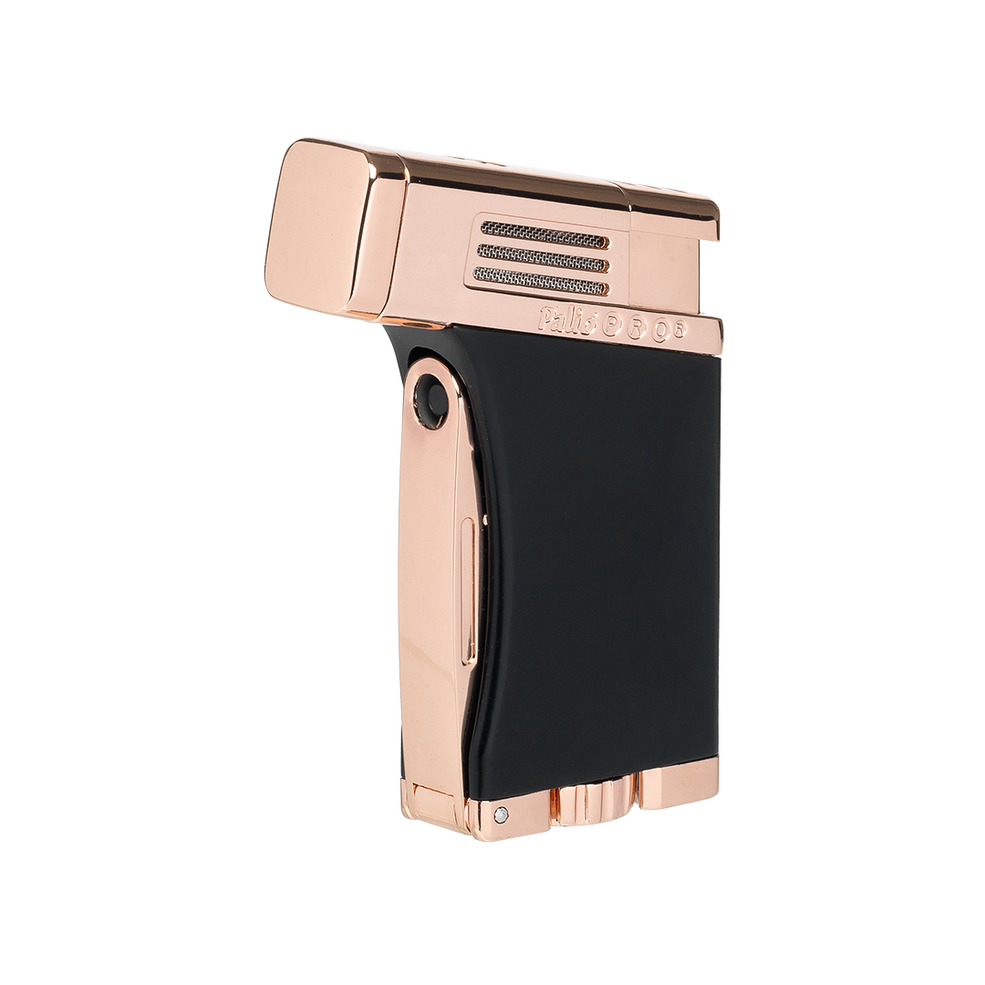 Palio Scorpius Angled Single-Jet Flame Lighter in Black & Rose Gold - view 4