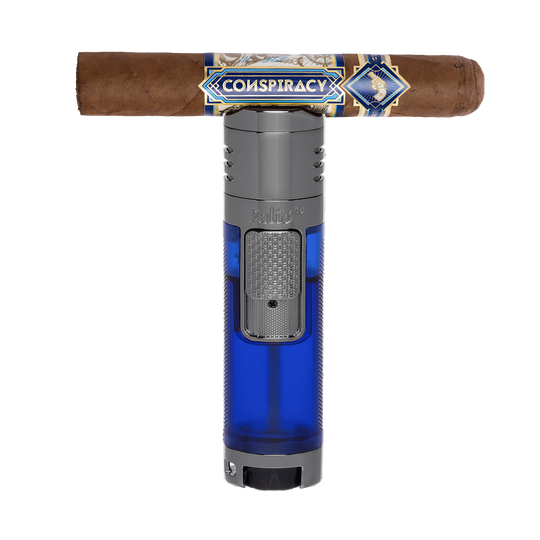 Palio Veneto Quad-Jet Lighter in Blue
