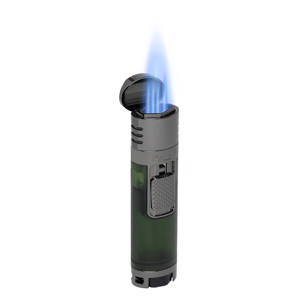 Palio Veneto Quad-Jet Lighter in Green - view 2
