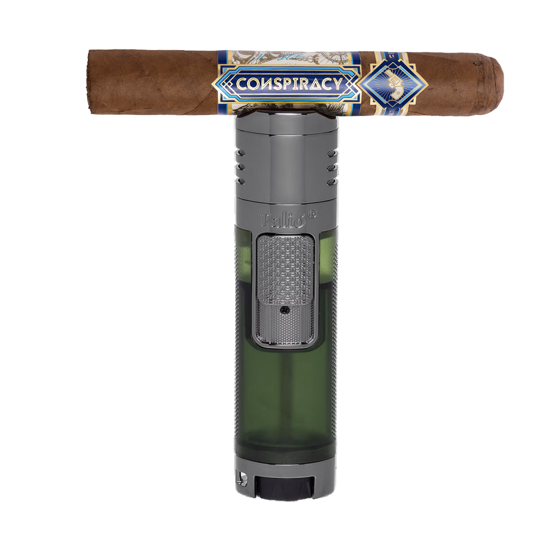 Palio Veneto Quad-Jet Lighter in Green - view 3