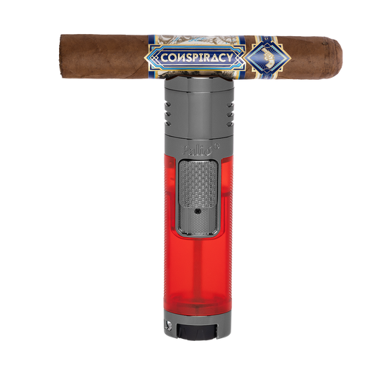 Palio Veneto Quad-Jet Lighter in Red