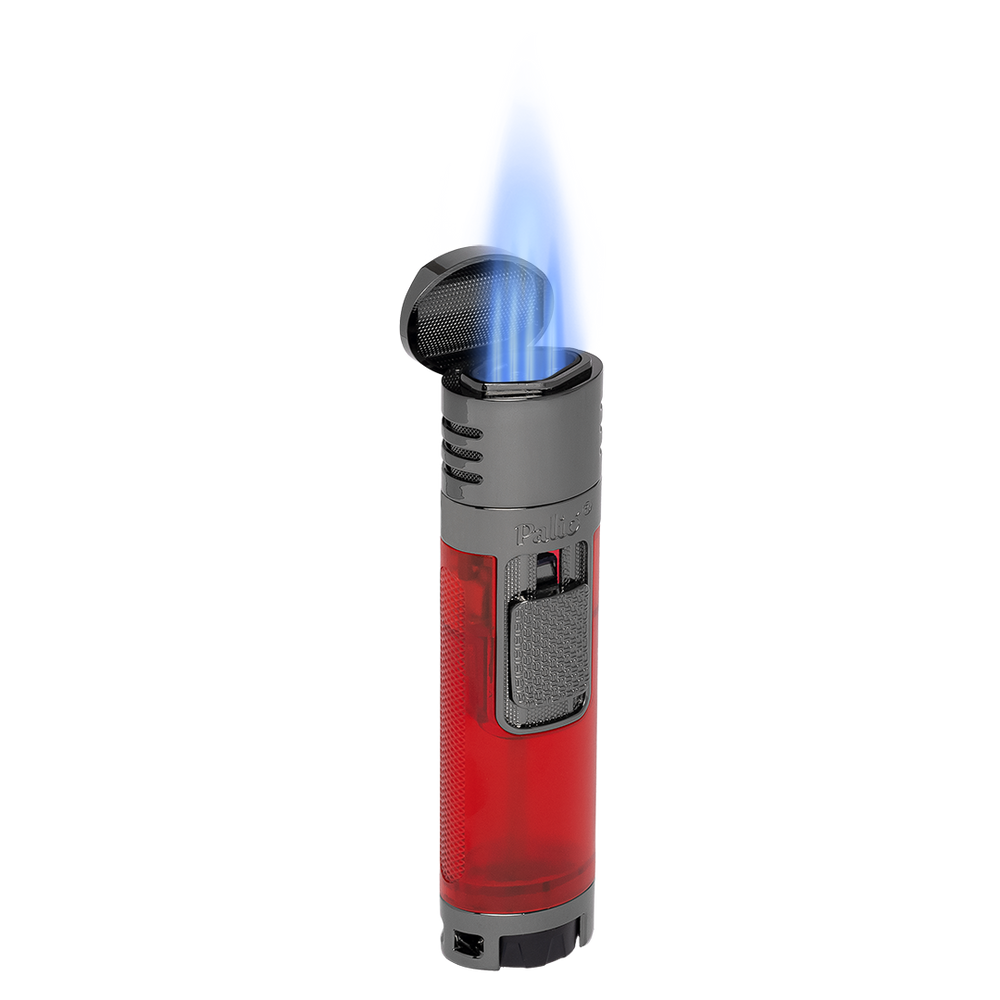 Palio Veneto Quad-Jet Lighter in Red - view 2