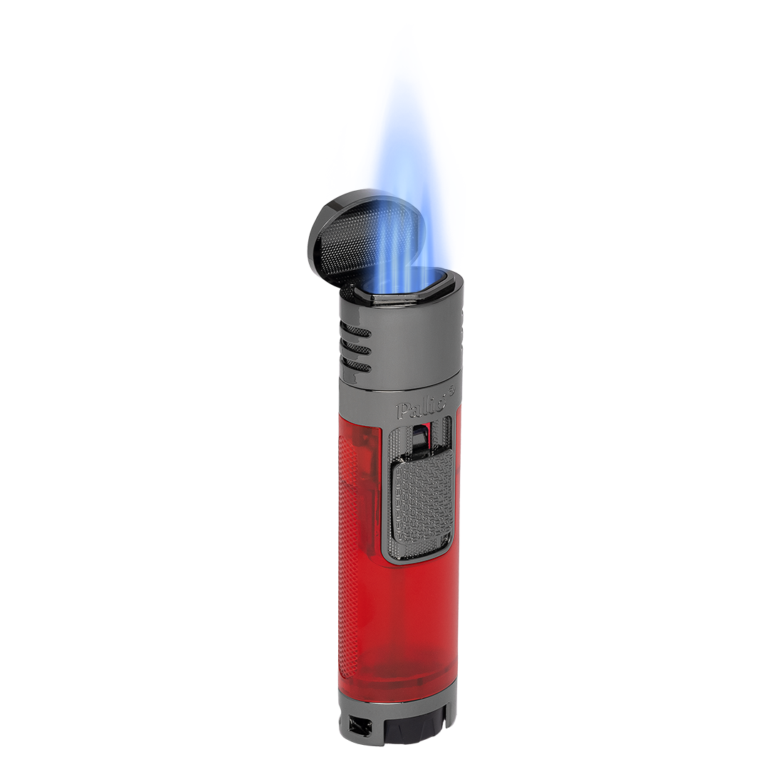 Palio Veneto Quad-Jet Lighter in Red - view 2