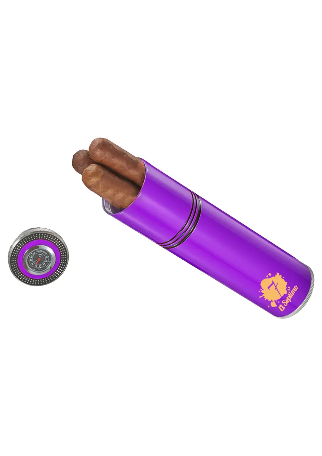 El-Septimo - Small Travel Humidor w/ Holes - Cigar Inc