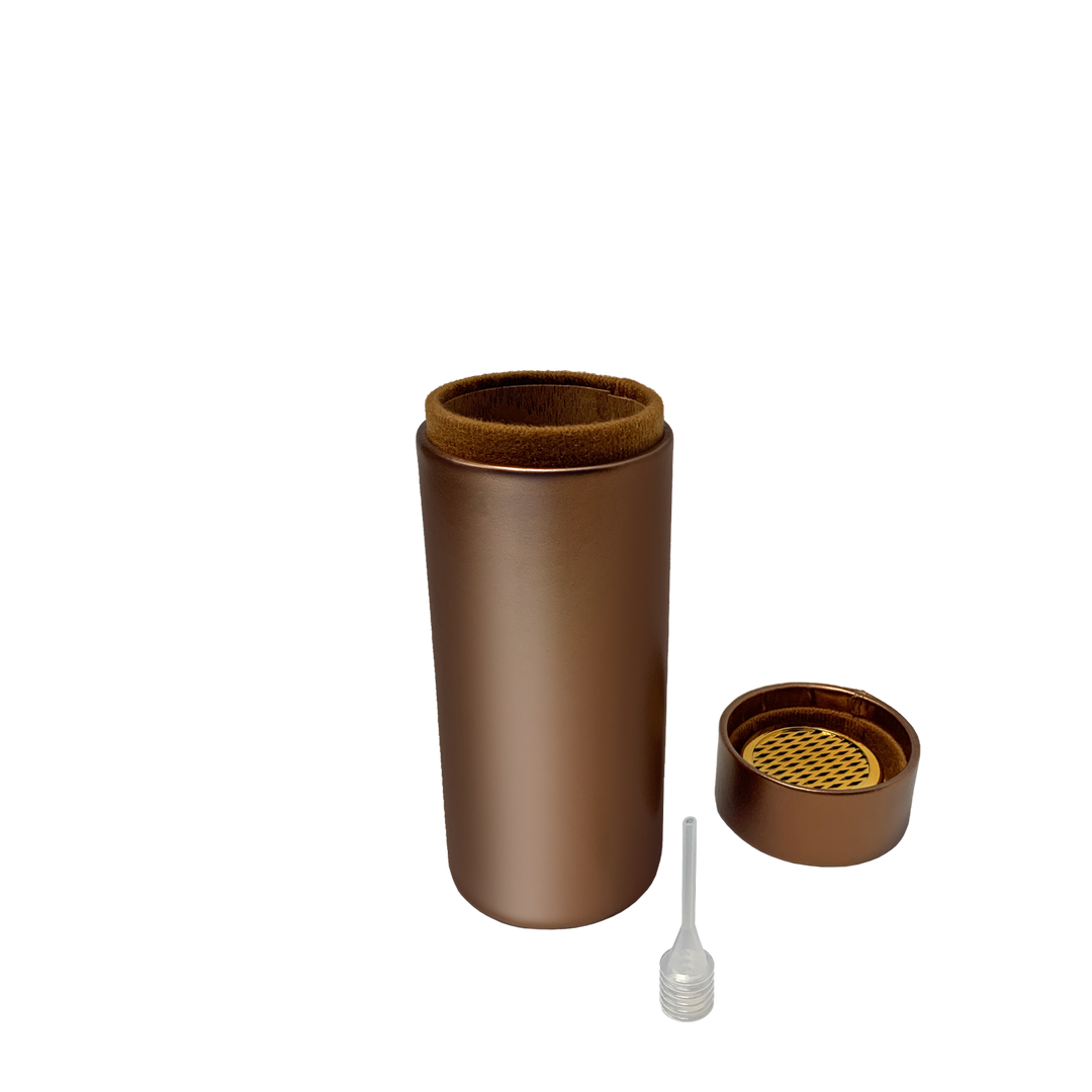 Quality Importers Leather Travel Humidor in Brown - view 3