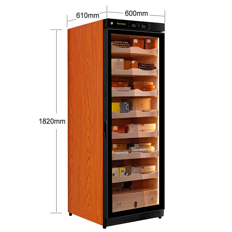 Raching C380A Brown humidor dimensions