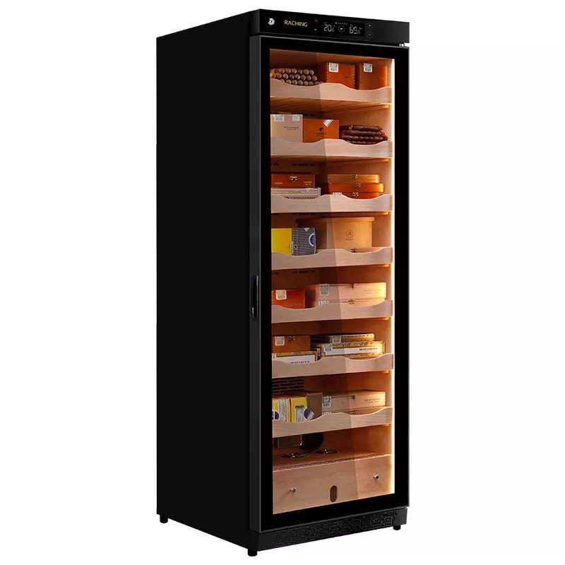 Raching C380A humidor Caribbean Black detail view