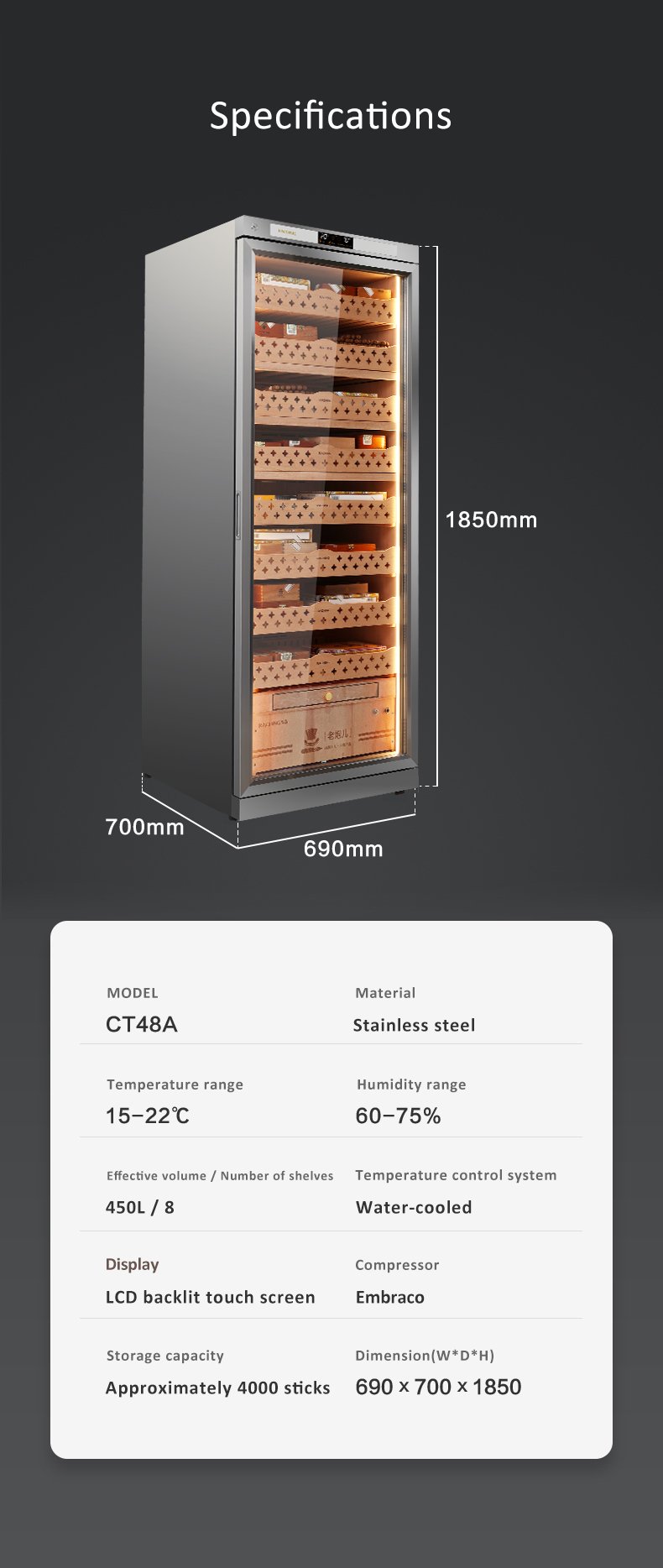 Raching CT48A specifications
