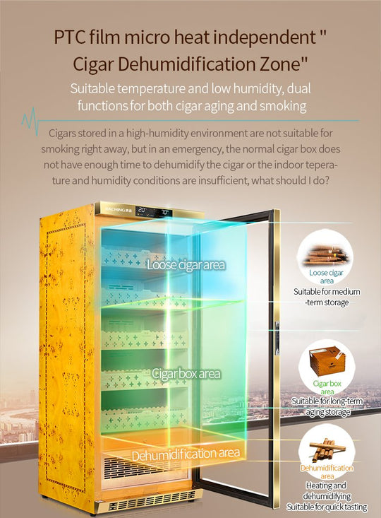 Raching MON1800 PTC film micro heat cigar dehumidification zone