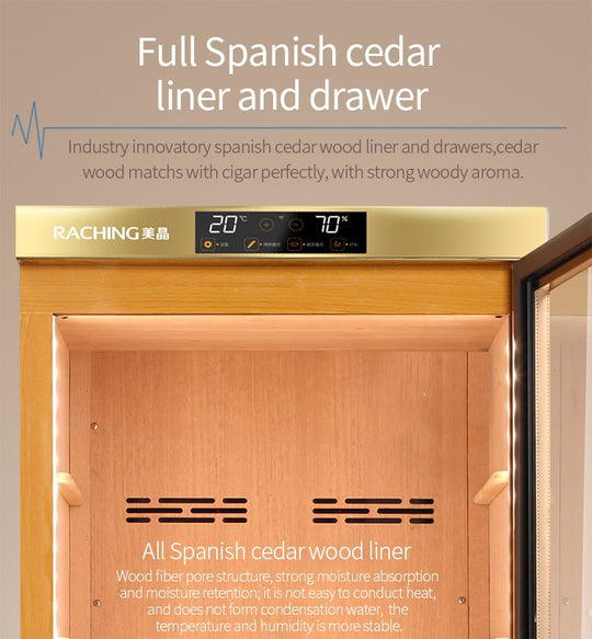 Raching MON1800 Spanish cedar liner and drawers