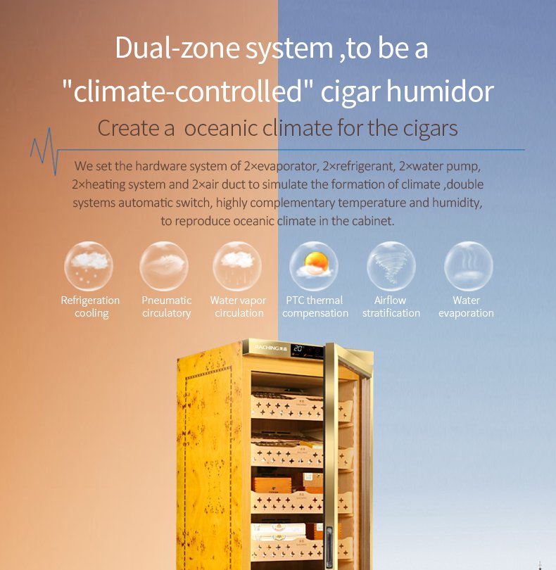 Raching MON3800 dual-zone climate control system