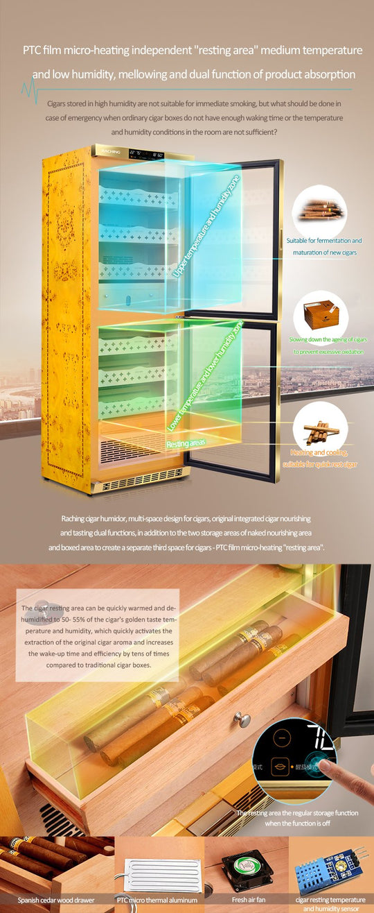 Raching MON3800B PTC film micro heat independent drawer