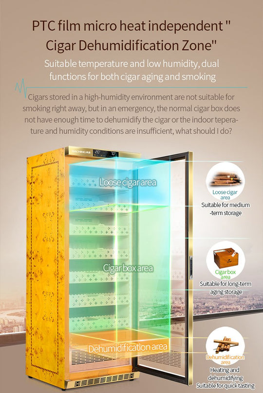 Raching MON5800A PTC film micro heat cigar dehumidification zone