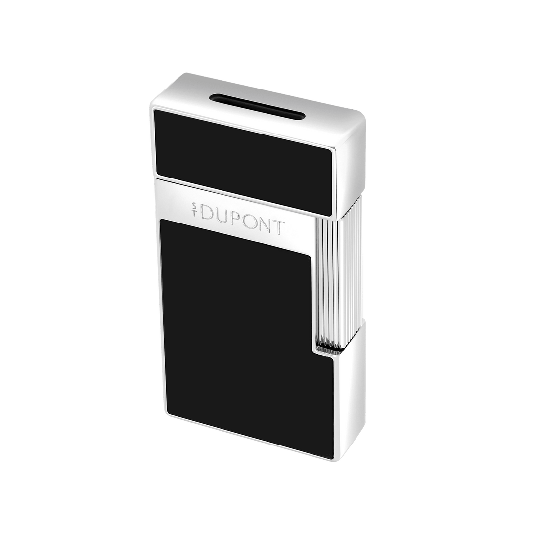 S.T. Dupont Biggy Black Lacquer and Chrome Lighter 4