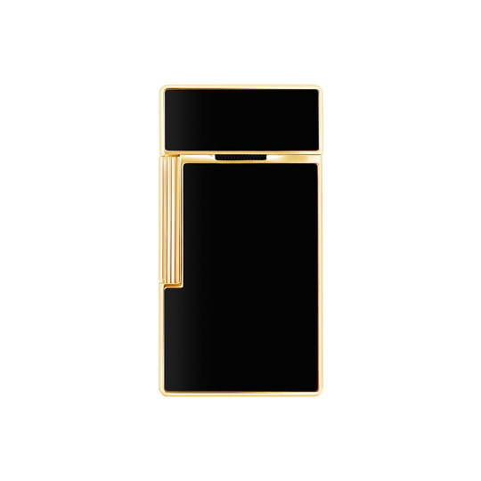 S.T. Dupont Biggy Black Lacquer and Golden Lighter 4
