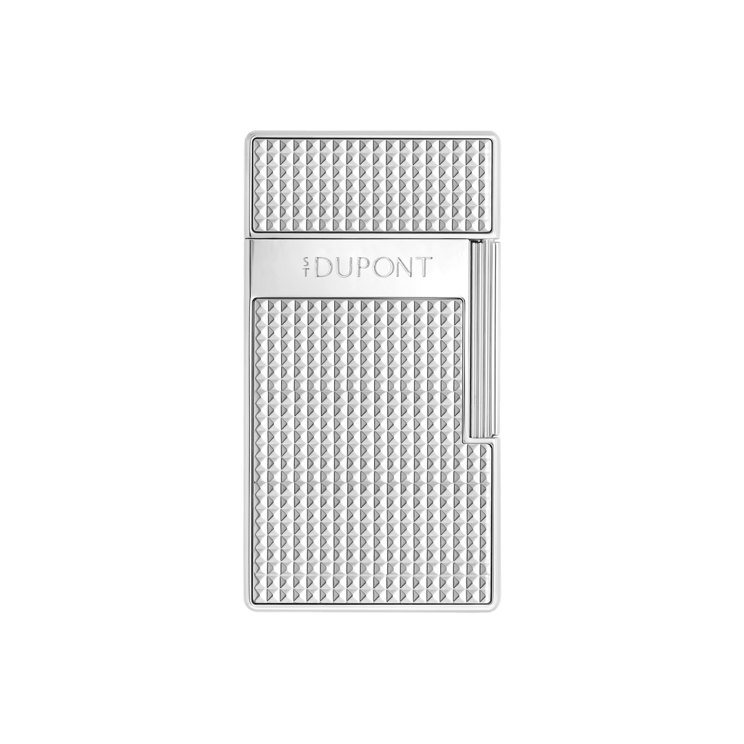 S.T. Dupont Biggy Diamond Head Chrome Lighter