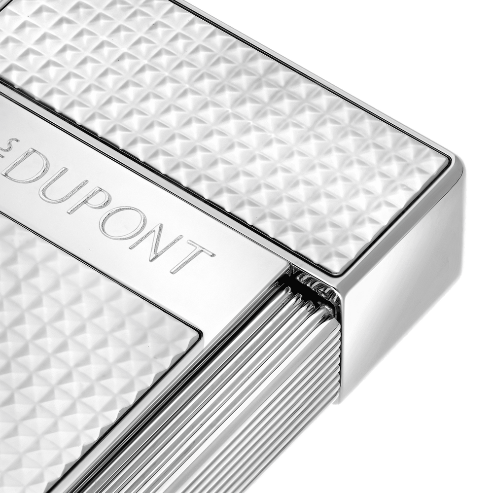 S.T. Dupont Biggy Diamond Head Chrome Lighter 2