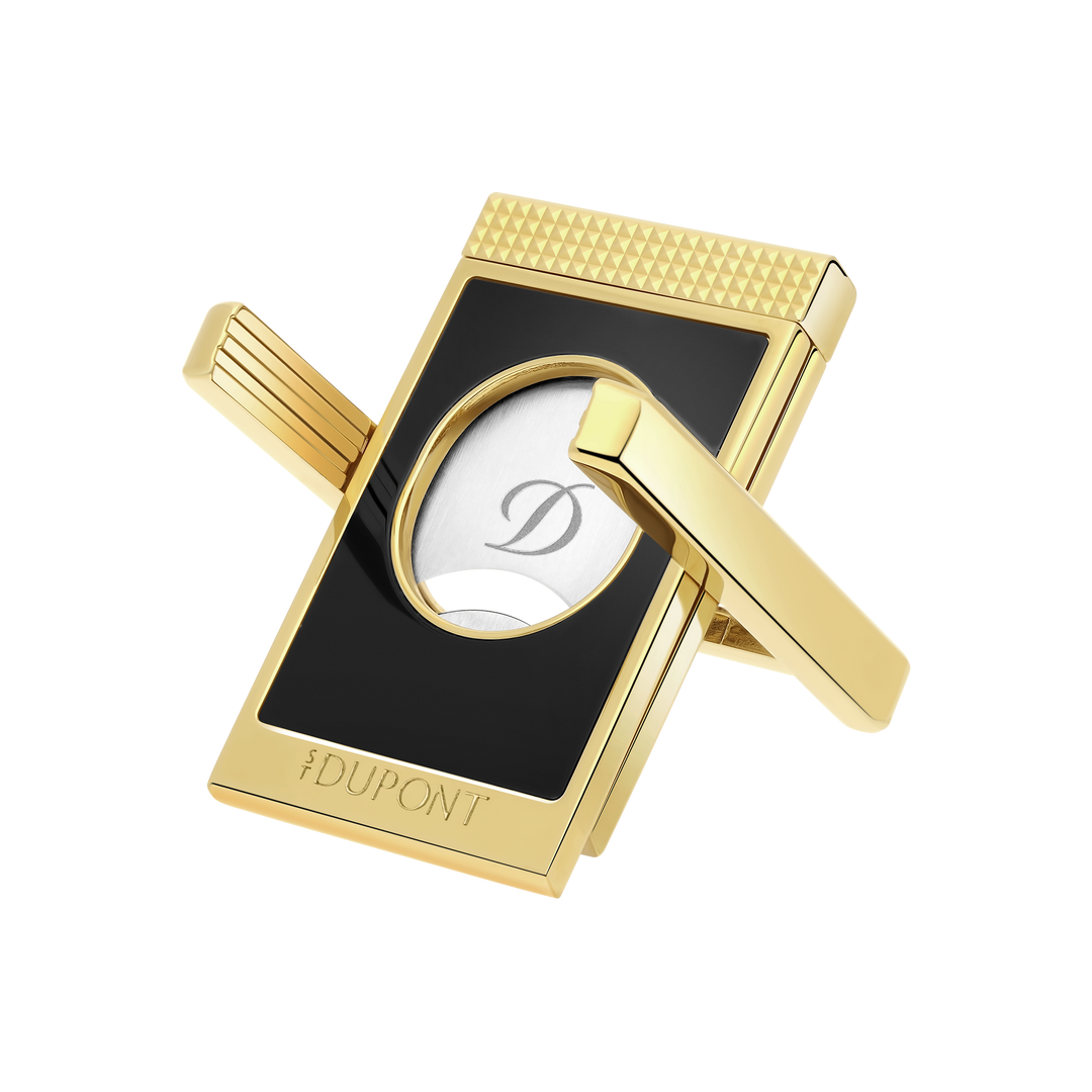 S.T. Dupont Cigar Cutter Stand Black and Golden 3