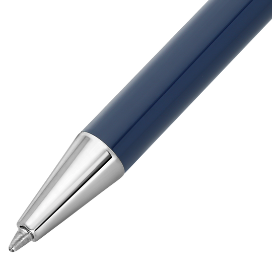 S.T. Dupont Classique Ballpoint Pen Blue & Palladium 2