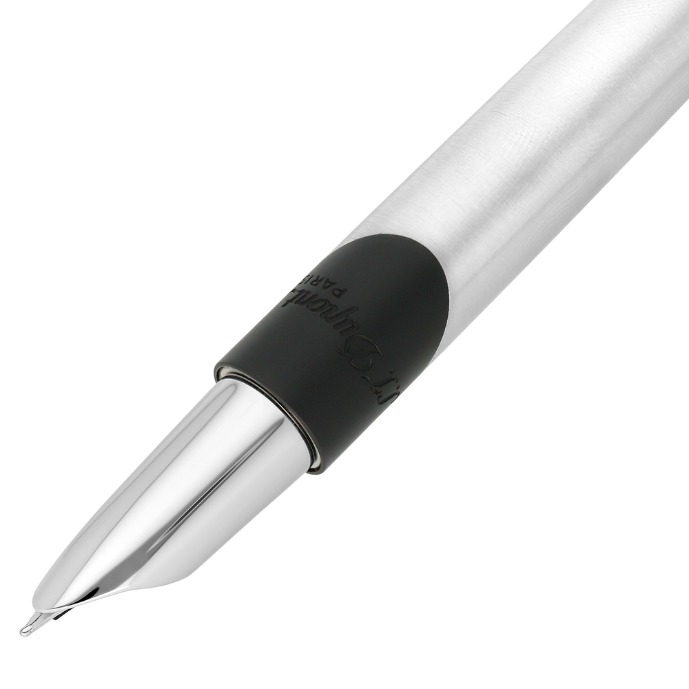 S.T. Dupont Defi Millennium Fountain Pen Chrome & Black 2