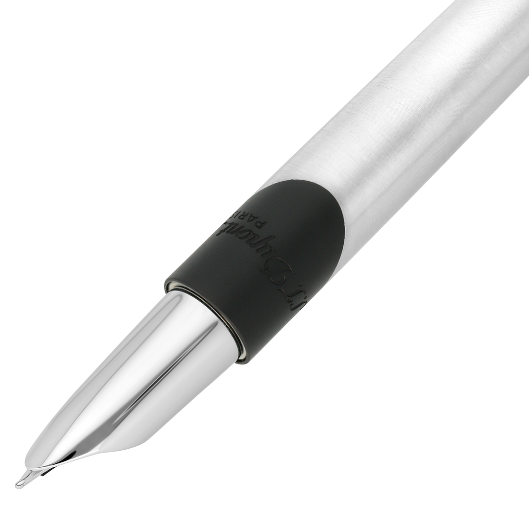 S.T. Dupont Defi Millennium Fountain Pen Chrome & Black 2