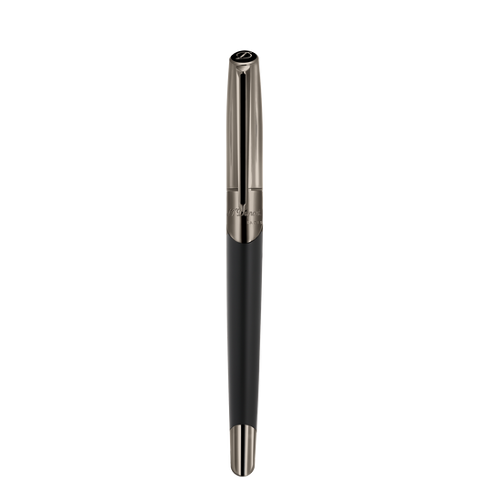 S.T. Dupont Defi Millennium Fountain Pen Gun Metal & Matte Black