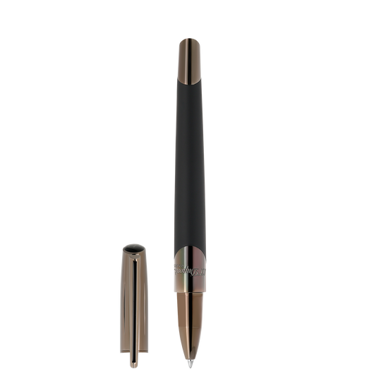 S.T. Dupont Defi Millennium Rollerball Gun Metal & Matte Black 3