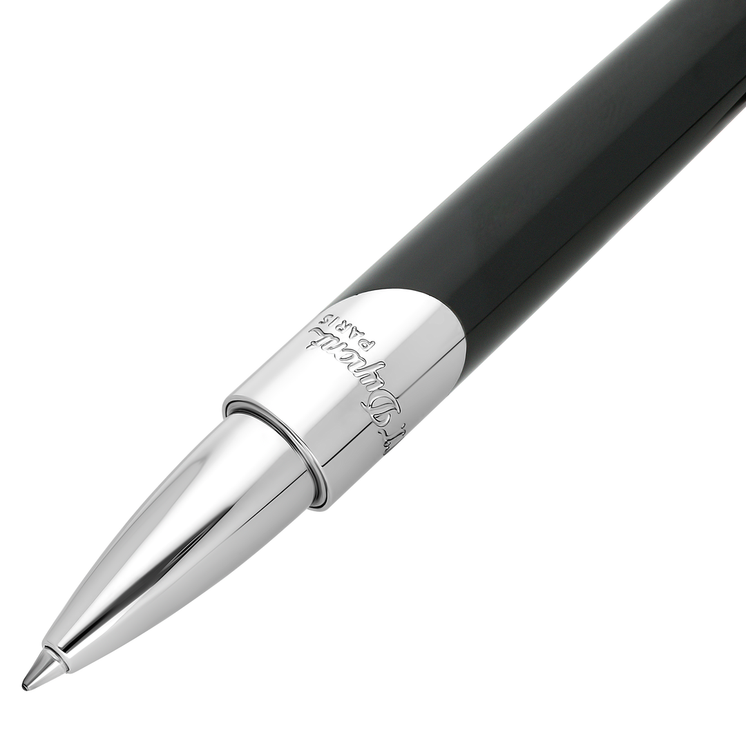 S.T. Dupont Defi Millennium Rollerball Shiny Silver & Black 2