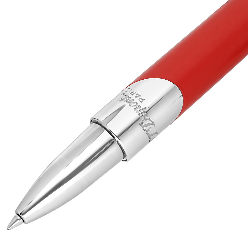 S.T. Dupont Defi Millennium Rollerball Silver & Shiny Red 2