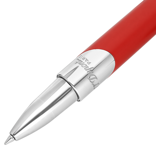 S.T. Dupont Defi Millennium Rollerball Silver & Shiny Red 2