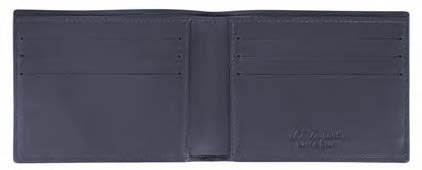 S.T. Dupont Firehead Billfold 6 Credit Cards Blue